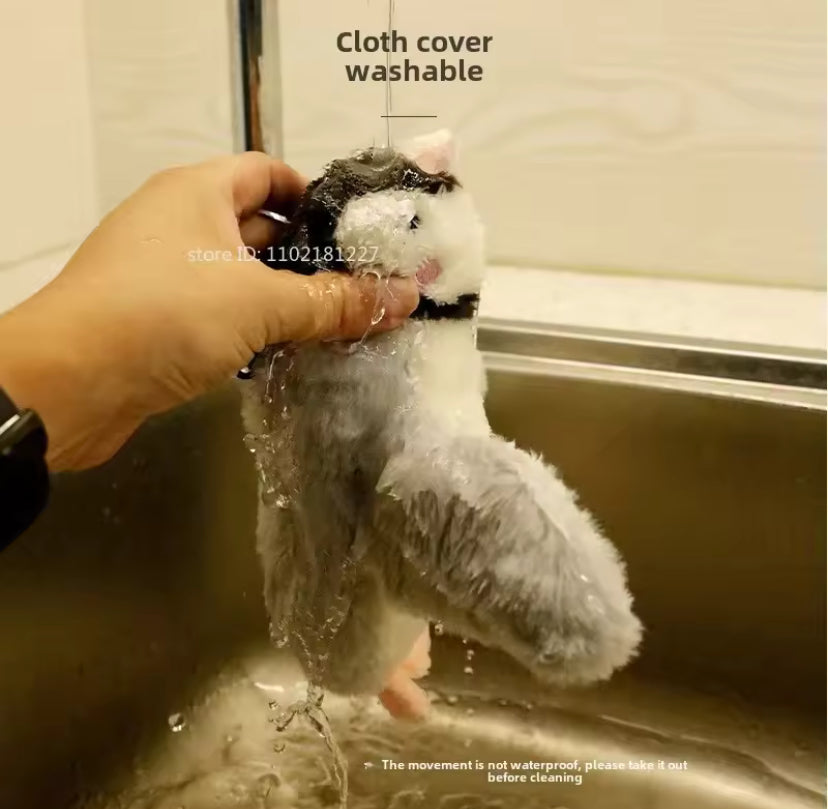 Rechargeable Interactive Bird Cat Toy with Catnip – Flapping & Chirping Plush for Cats