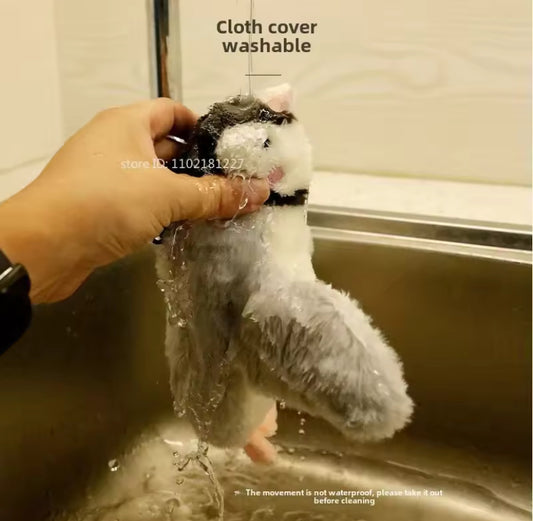 Rechargeable Interactive Bird Cat Toy with Catnip – Flapping & Chirping Plush for Cats