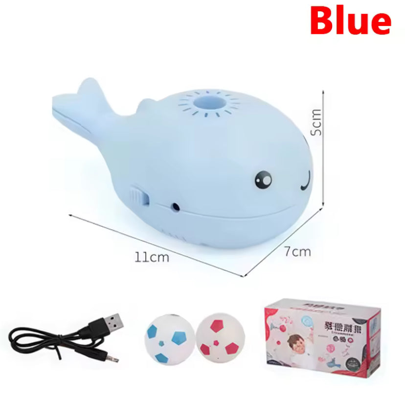 Electric Whale Cat Toy with Floating Ball – Interactive USB Rechargeable Pet Teaser for Indoor Cats