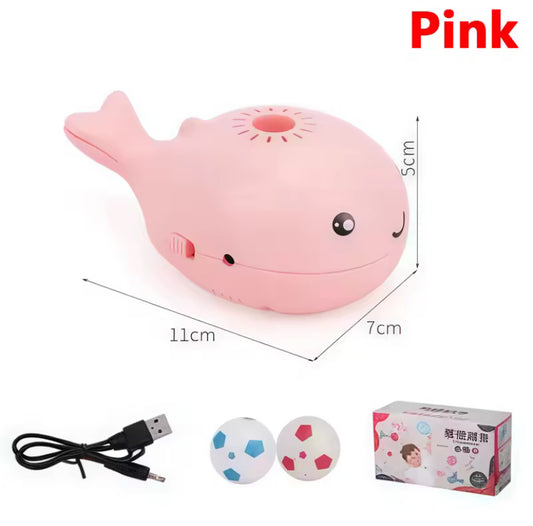 Electric Whale Cat Toy with Floating Ball – Interactive USB Rechargeable Pet Teaser for Indoor Cats