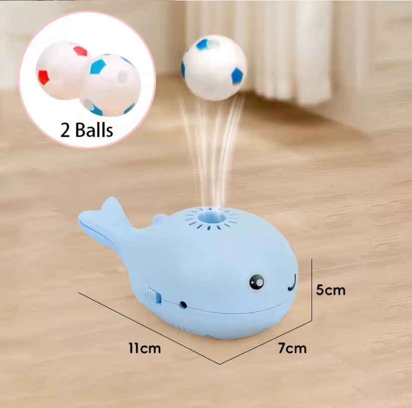 Electric Whale Cat Toy with Floating Ball – Interactive USB Rechargeable Pet Teaser for Indoor Cats