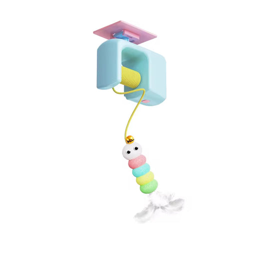 Electric Lifting Cat Yo-Yo Toy – Interactive Hanging Door Toy with Moving Ball for Active Indoor Cats