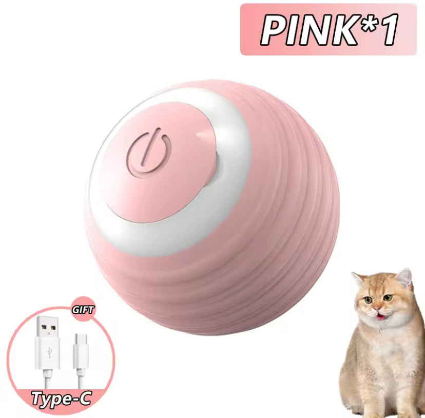 Automatic Rolling Cat Ball – Smart Interactive Electronic Toy for Indoor Cats
